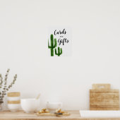 Poster Cartes et cadeaux de cactus (Cuisine)