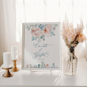 Poster Cartes et Cadeaux de Fête de Mariage Something Blu