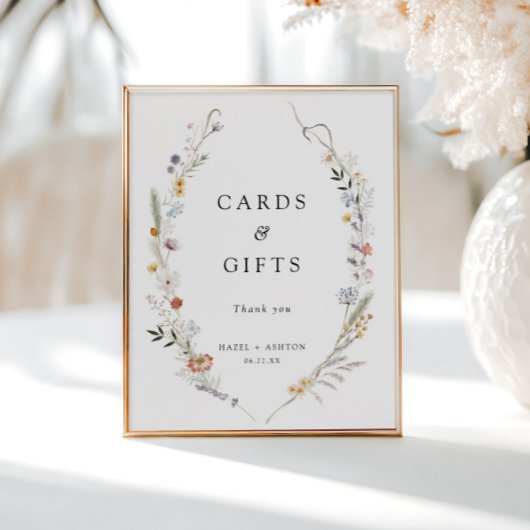 Poster Cartes et cadeaux de Fleur sauvage Terre