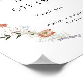 Poster Cartes et Cadeaux de Fleur Sauvage Terreuse (Coin)