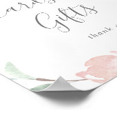 Poster Cartes et Cadeaux de Fleurs de Cerisier de Printem (Coin)