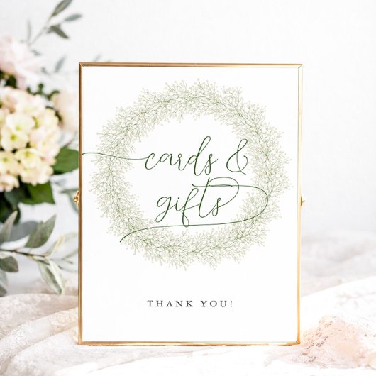 Poster Cartes et cadeaux de mariage Fleurs blanches class