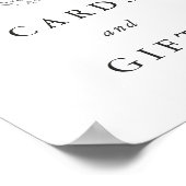 Poster Cartes et cadeaux de mariage pour monogrammes form (Coin)