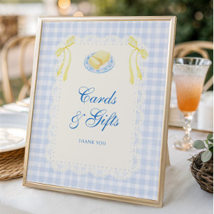 Poster Cartes et Cadeaux de Mariage Thème Beurre