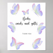 Poster Cartes et cadeaux de papillon (Devant)