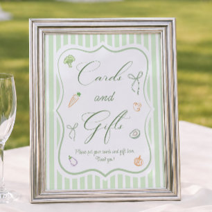 Poster Cartes et Cadeaux de Réception de Mariage au March