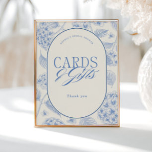 Poster Cartes et Cadeaux de Réception de Mariage Hydrange