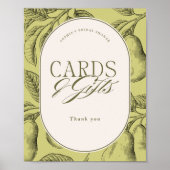 Poster Cartes et Cadeaux de Réception de Mariage Parfaite (Devant)