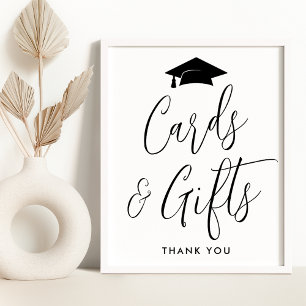 Poster Cartes et Cadeaux de Remise de Diplôme Élégantes e