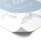 Poster Cartes et cadeaux Dusty Blue Line (Coin)