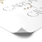 Poster Cartes et cadeaux élégants de nurserie d'hiver aff (Coin)