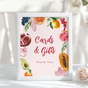 Poster Cartes et Cadeaux Enlevés du Marché Vibrant Mariag