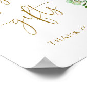 Poster Cartes et cadeaux Eucalyptus Balloon rose (Coin)