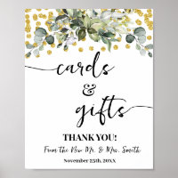 Cartes et cadeaux Eucalyptus Fête des mariées Mari
