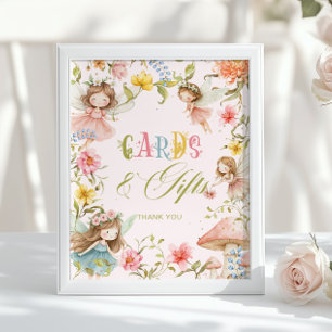 Poster Cartes et Cadeaux Fée Premier Anniversaire Enchant