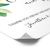 Poster Cartes et cadeaux Fête de mariage Réception Citron (Coin)