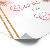 Poster Cartes et cadeaux Feuilles Blush Palm séché (Coin)