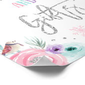 Poster Cartes et cadeaux Fille des Anniversaires d'hiver (Coin)