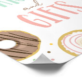 Poster Cartes et cadeaux Fille Rose Donut Signal d'annive (Coin)