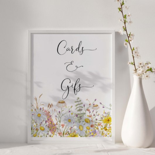 Poster Cartes et cadeaux fleur sauvage