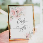 Poster Cartes et cadeaux floral<br><div class="desc">Cartes à fleurs blanches roses et cadeaux Poster Objets correspondants disponibles.</div>