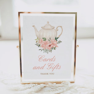 Poster Cartes et cadeaux Floral Tea Party
