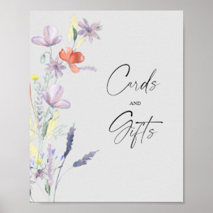 Poster Cartes et Cadeaux Floraux Bohème