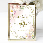 Poster Cartes Et Cadeaux Géométriques Rose Blush<br><div class="desc">Cartes Et Cadeaux Géométriques Rose Blush</div>