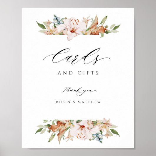 Poster Cartes et cadeaux Grothy Blooms et Sage signe vert (Devant)