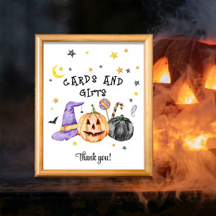 Poster Cartes et cadeaux Halloween