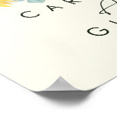 Poster Cartes et Cadeaux Jaune Clair Tournesol de Campagn (Coin)