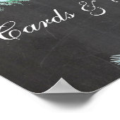 Poster Cartes et cadeaux. La menthe est succulente. Maria (Coin)