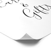 Poster Cartes et cadeaux Mariage de fleurs roses (Coin)