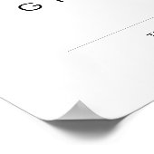 Poster Cartes et cadeaux modernes minimalistes (Coin)