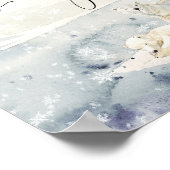 Poster Cartes et cadeaux Ours polaire (Coin)