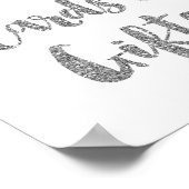 Poster Cartes et Cadeaux Panneau de Mariage Confettis Arg (Coin)