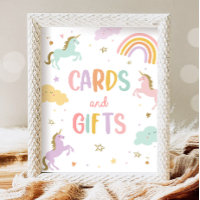 Cartes et cadeaux Pastel Rainbow Girl Anniversaire