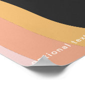 Poster Cartes et Cadeaux Personnalisés Arc-en-Ciel Rétro  (Coin)