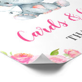 Poster Cartes et cadeaux Petite fille éléphante d'arachid (Coin)