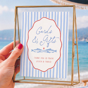 Poster Cartes et cadeaux pour enterrement de vie de jeune