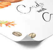 Poster Cartes et cadeaux pour nuptiale de café citrouille (Coin)