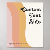 Poster Cartes et Cadeaux Rétro Modernes Années 70 Arc-en- (Devant)