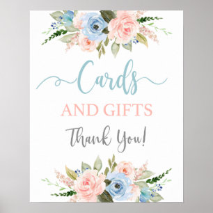 Poster Cartes et cadeaux Révélation de genre
