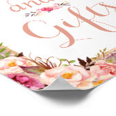Poster Cartes et cadeaux Rose Parties scintillant or Flor (Coin)