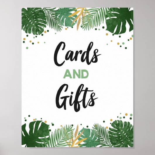 Poster Cartes et cadeaux Safari tropical Garçon Signal d' (Devant)