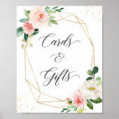 Poster Cartes et Cadeaux Signer Élégant Blushing Chic Flo (Devant)