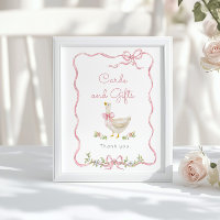 Cartes et cadeaux soyeux rose oie
