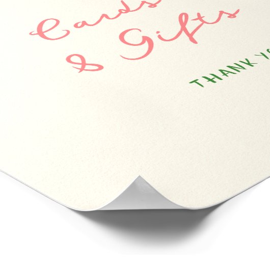 Poster Cartes et cadeaux Whimsky Quirky manuscrits (Coin)