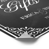 Poster Cartes et table de cadeaux de mariage (Coin)