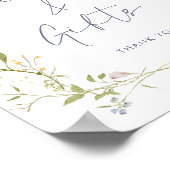 Poster Cartes Fleurs sauvages Pastel et cadeaux (Coin)